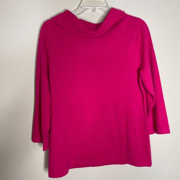 saks fifth avenue cashmere pullover sweater top - Picture 4 of 4